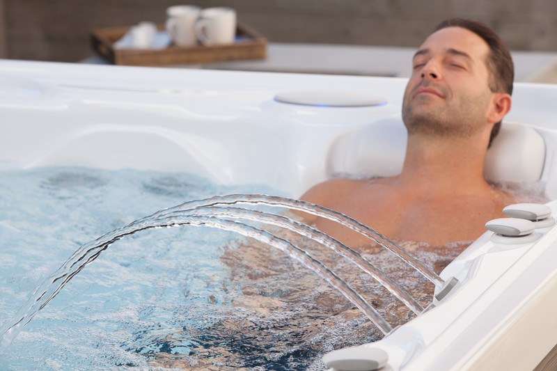 A hot tub can be especially helpful when your new year resolution is focused on wellness.