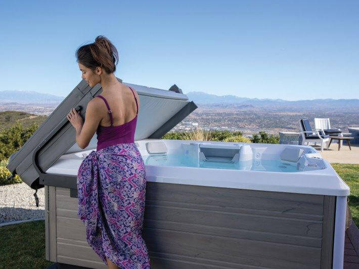 A top quality hot tub cover will protect your spa in the rain.